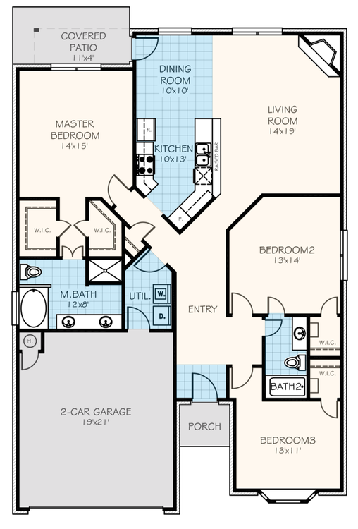Raleigh Elite Oklahoma Home Floorplan