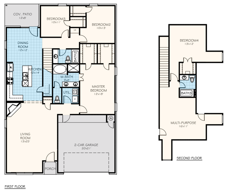 Reagan Plus Elite Oklahoma Home Floorplan