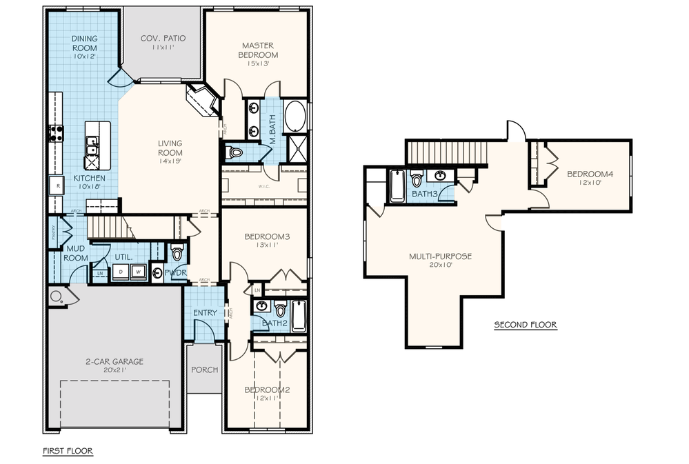 Buchanon Oklahoma Home Floorplan