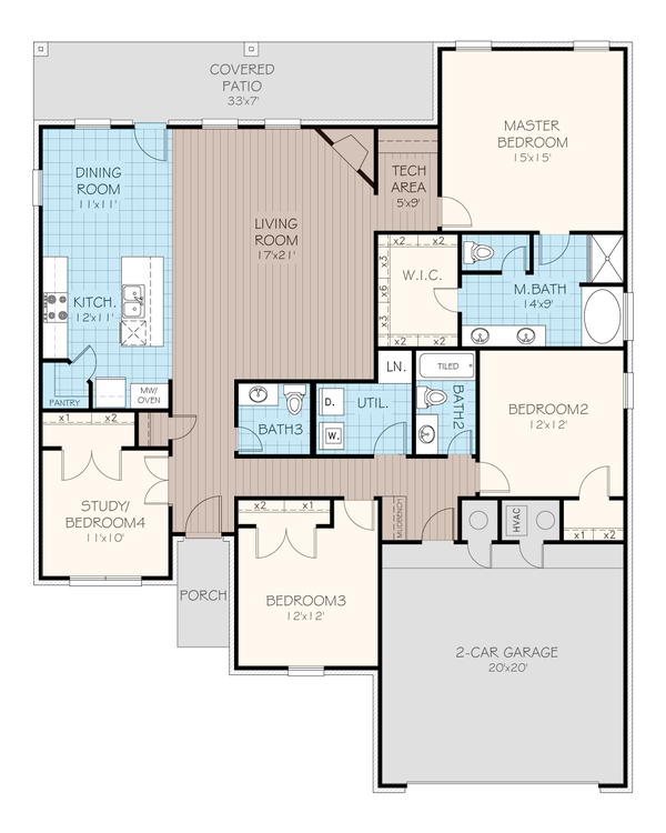 Opal Elite Oklahoma Home Floorplan