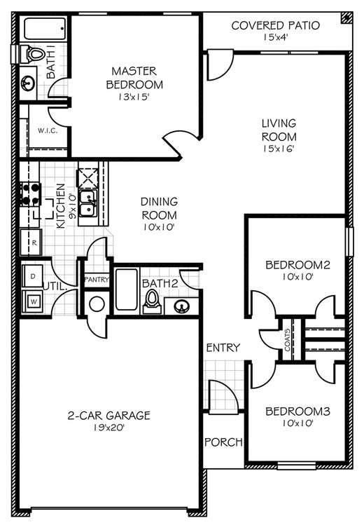  Juniper Oklahoma Home Floorplan